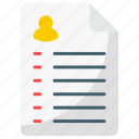 report, crowdfunding, document, paper, data, audit icon