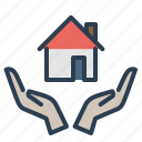 hands, home insurance, property, safe