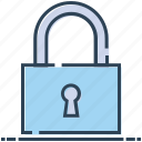 close, lock, padlock, password, privacy, security