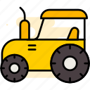 tractor, farming, agriculture, vehicle, cultivation