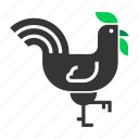 cock, farm, farming, fowl, rooster