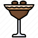 expresso, martini, alcoholic, drink, beverage, cocktail, party