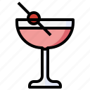 pink, lady, alcoholic, drink, beverage, cocktail, party