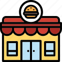 burger, shop, junk, food, buildings, fast