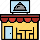 restaurant, buildings, food, shop, store