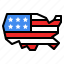 america, country, flag, map, state, united states, usa