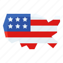 america, country, flag, map, state, united states, usa