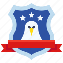 america, award, badge, eagle, shield, usa