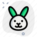 rabbit, emoticons, animal, pet