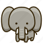 animal, elephant, mammal, zoo 