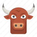 bull, aggressive, agriculture, cattle, intimidate, ox