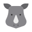 animal, cartoon, fauna, herbivore, rhino, rhinoceros, zoo 