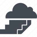 career ladder, stairs, perspective, steps