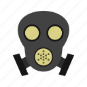 gas mask, mask, gas