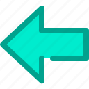 arrow, backward, left, previous