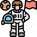 spaceman, astronaut, cosmonaut, explore, scientist