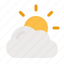 overcast, cloudy, weather, cloud, sun, forecast