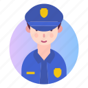 avatar, people, police, policeman, profession