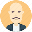 bald, man, avatar, avatars, profile, user