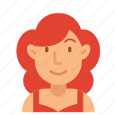 avatar, ginger, girl, red, woman, young