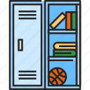 locker, safe, vault, school, book, student, education