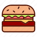 bakery, bread, cake, food, hamburger, pastry, sweet