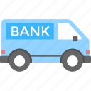 bank van, lorry, security, transport, truck