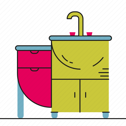 Bathroom, sink, furniture, wash icon - Download on Iconfinder