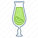 .svg, beverage, drink, glass, lemon, lime