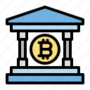 bitcoin, bank, cryptocurrency, money, business, finance