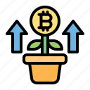 bitcoin, grow up, cryptocurrency, blockchain, currency, business, finance