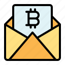 bitcoin, mail, email, message, cryptocurrency