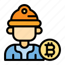 bitcoin, miner, cryptocurrency, money, finance, business