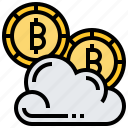 bitcoin, cloud, digital, investment, mining