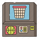 arcade, basketball, game, sport