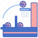 arcade, basketball, game, sport