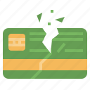 credit, card, broken, payment, method, bank