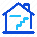 house, ground, floor, level, stairs