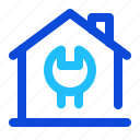 house, wrench, home, construction, building