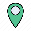 pin, location, map, navigation, gps