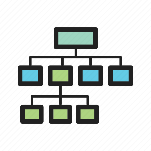 Chart, diagram, flowchart, hierarchy, organizational, structure icon - Download on Iconfinder