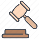 action, auction hammer, judgment, justice, law, scale