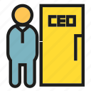 boss, business, ceo, door, executive, office, officer