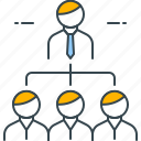 organization, chart, diagram, hierarchy, sitemap, structure, team