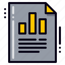 analytics, document, statistics, chart, graph