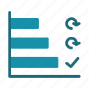 horizontal, bar, progress, chart