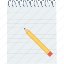 message, note, notepad, pad icon, pencil