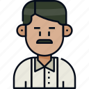 avatar, male, man, mustache, profile, user