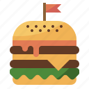 burger, cafe, food, restaurant