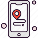 location, map, mobile, phone